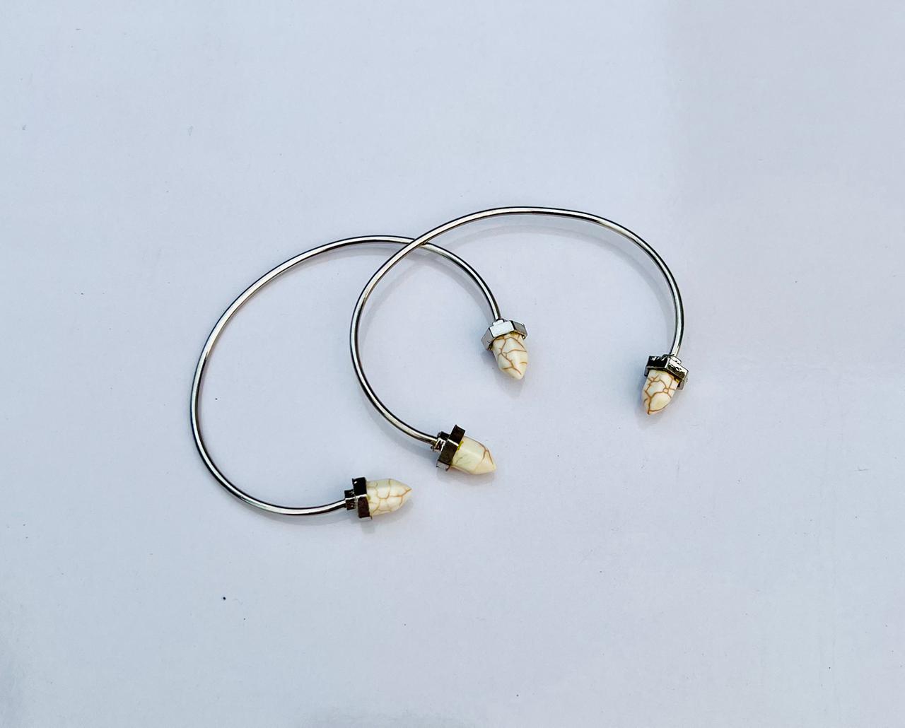 Ivory Edge Bangles